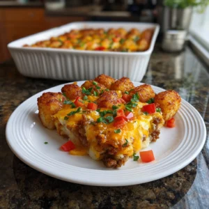 Tater Tot Breakfast Casserole