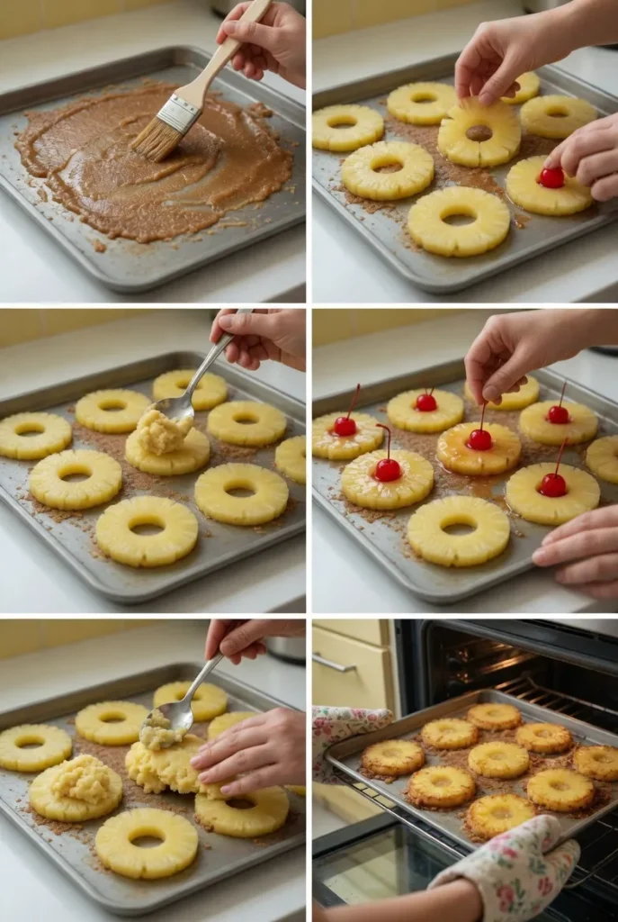 Upside Down Cake Pineapple Sugar Cookies – Easy Sweet Treat for Brunch 8 Upside Down Cake Pineapple Sugar Cookies
