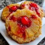 Upside Down Cake Pineapple Sugar Cookies