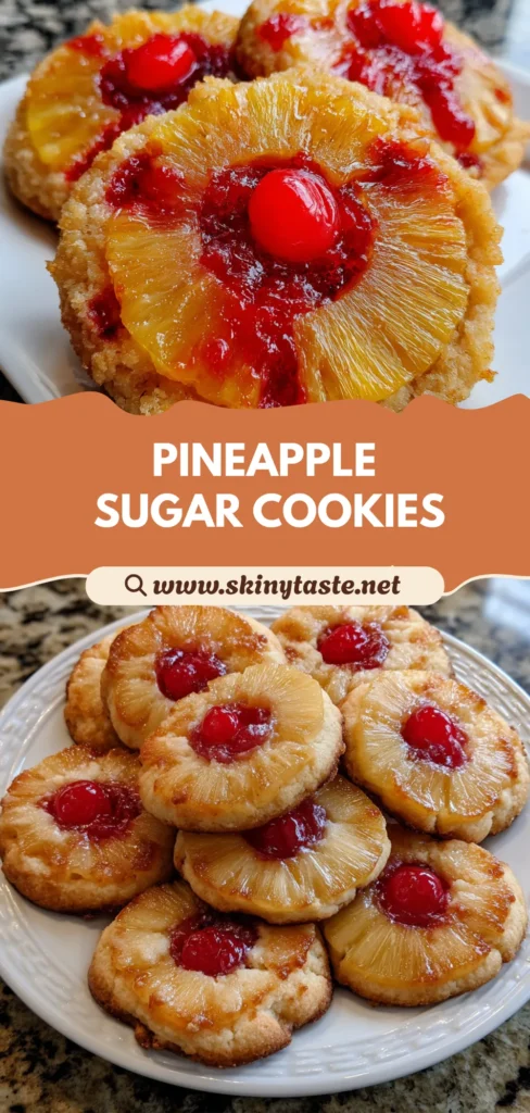 Upside Down Cake Pineapple Sugar Cookies – Easy Sweet Treat for Brunch 10 Upside Down Cake Pineapple Sugar Cookies