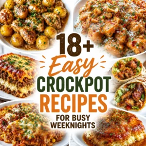 18+ Easy Crockpot Recipes for Busy Weeknights (Dump-and-Go Dinners)
