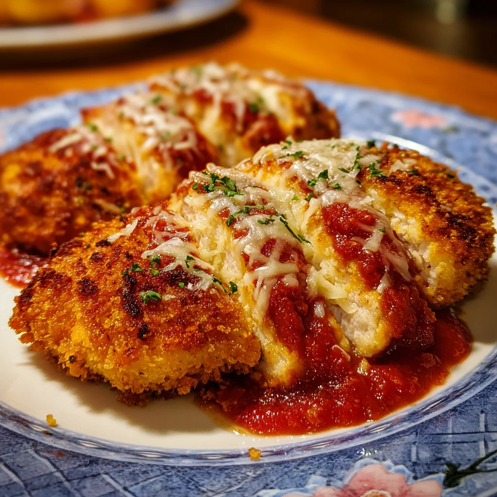 Baked Chicken Parmesan Recipe delivers a crispy, cheesy dinner for families 9 Baked Chicken Parmesan Recipe