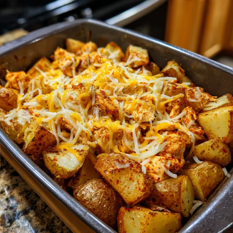 Buffalo Chicken Roasted Potato