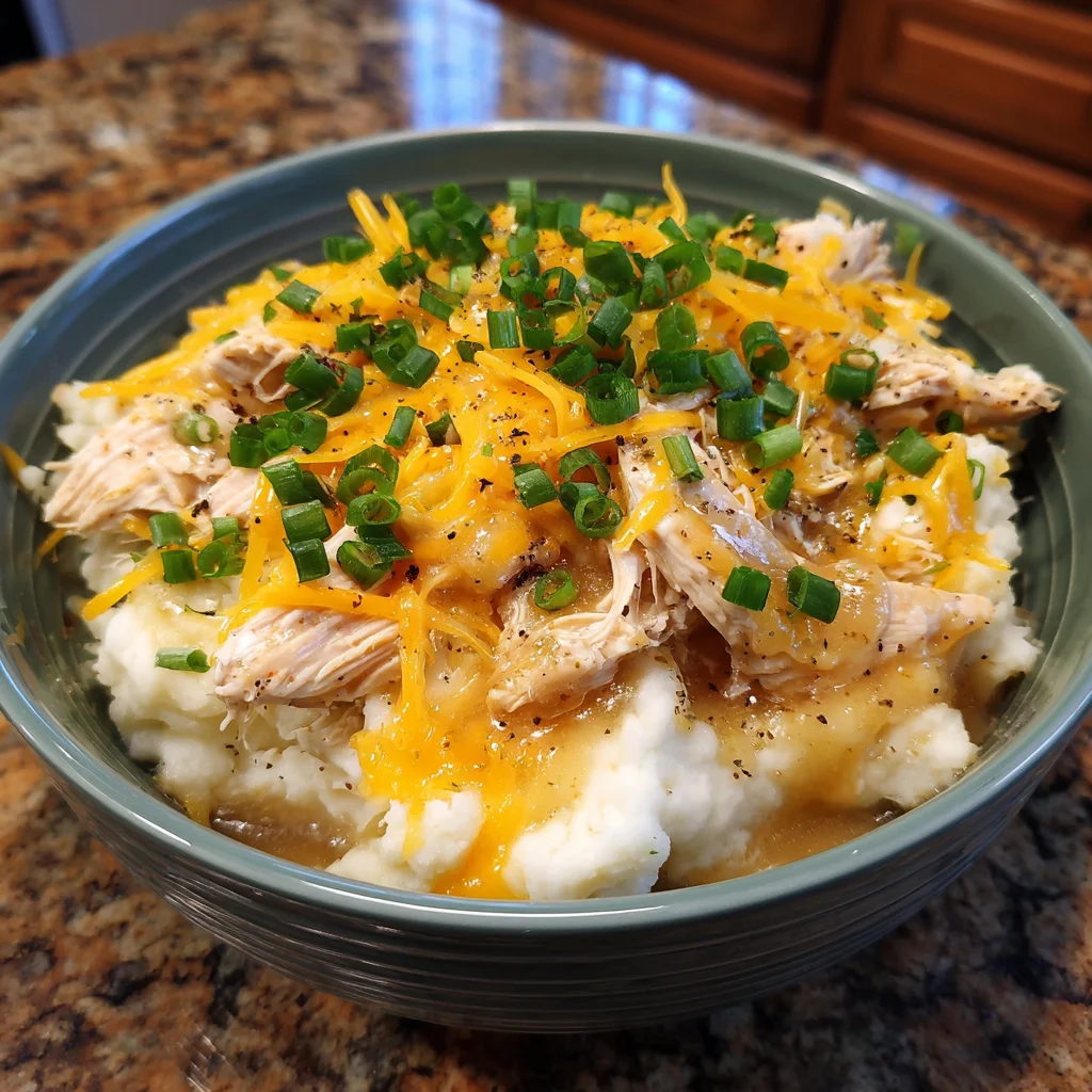 Chicken Mashed Potato Bowls Easy 4 Servings Food Recipe for Families 9 Enjoy 4 Chicken Mashed Potato Bowls for Cozy Family Dinner!