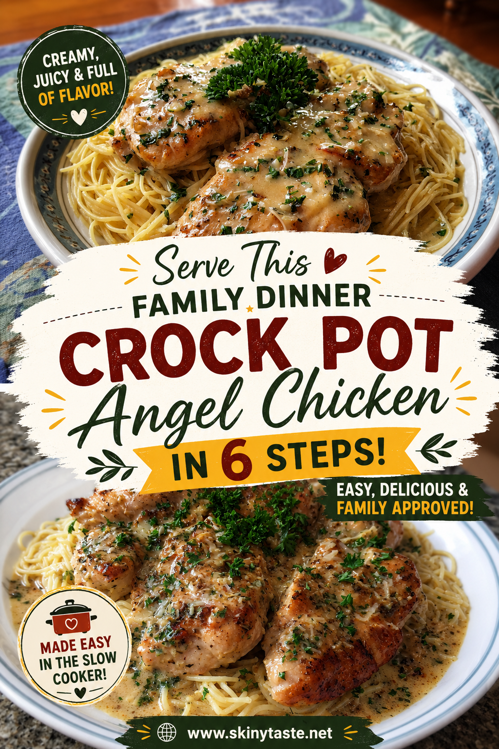 Crock Pot Angel Chicken Offers Easy Creamy Italian Dinner for Busy Families 11 Crock Pot Angel Chicken