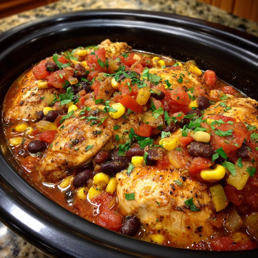 Crock Pot Santa Fe Chicken Recipe