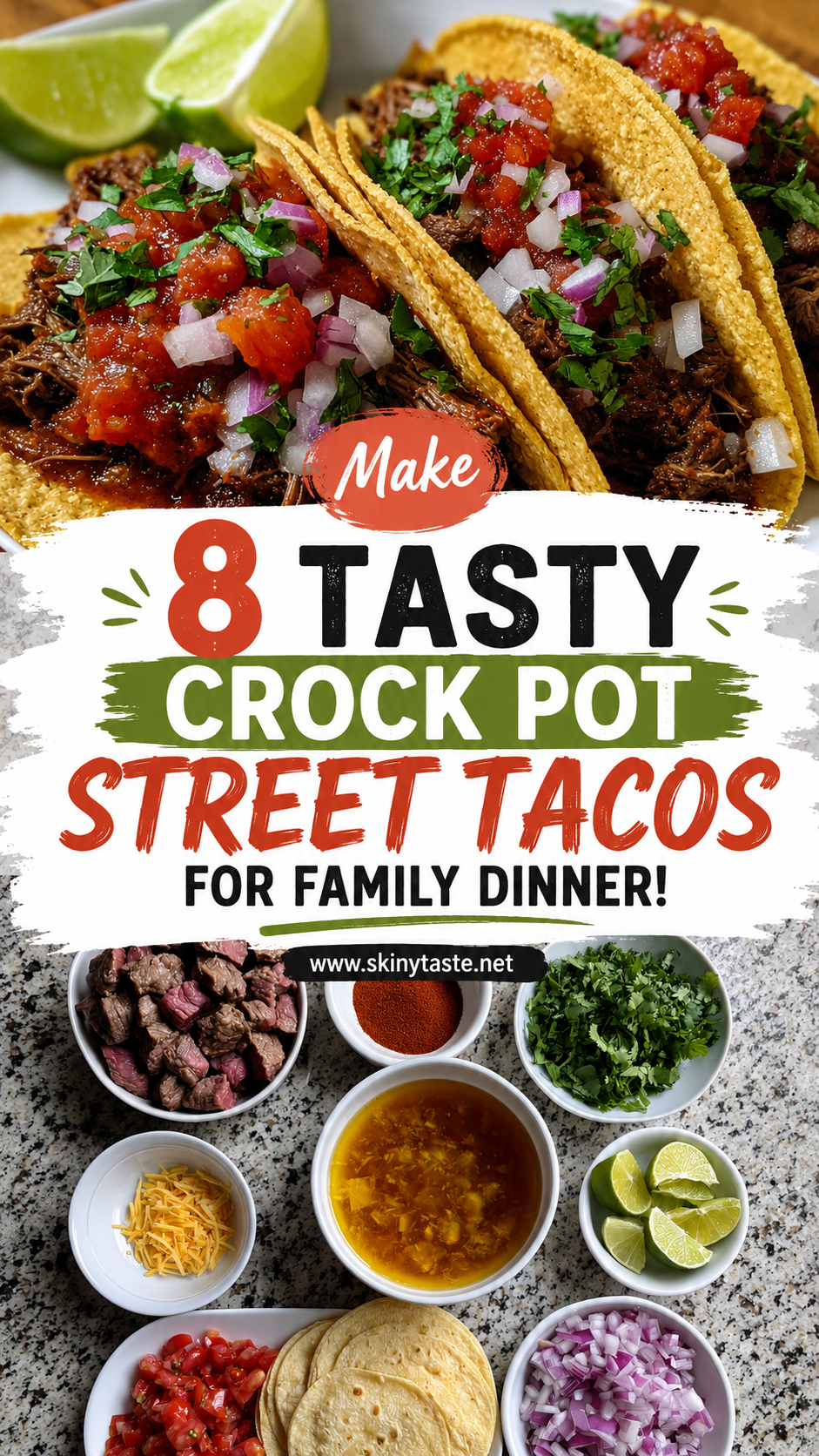 Crock Pot Street Tacos Deliver Tender Beef Flavor with Simple Slow Cooker 11 Crock Pot Street Tacos
