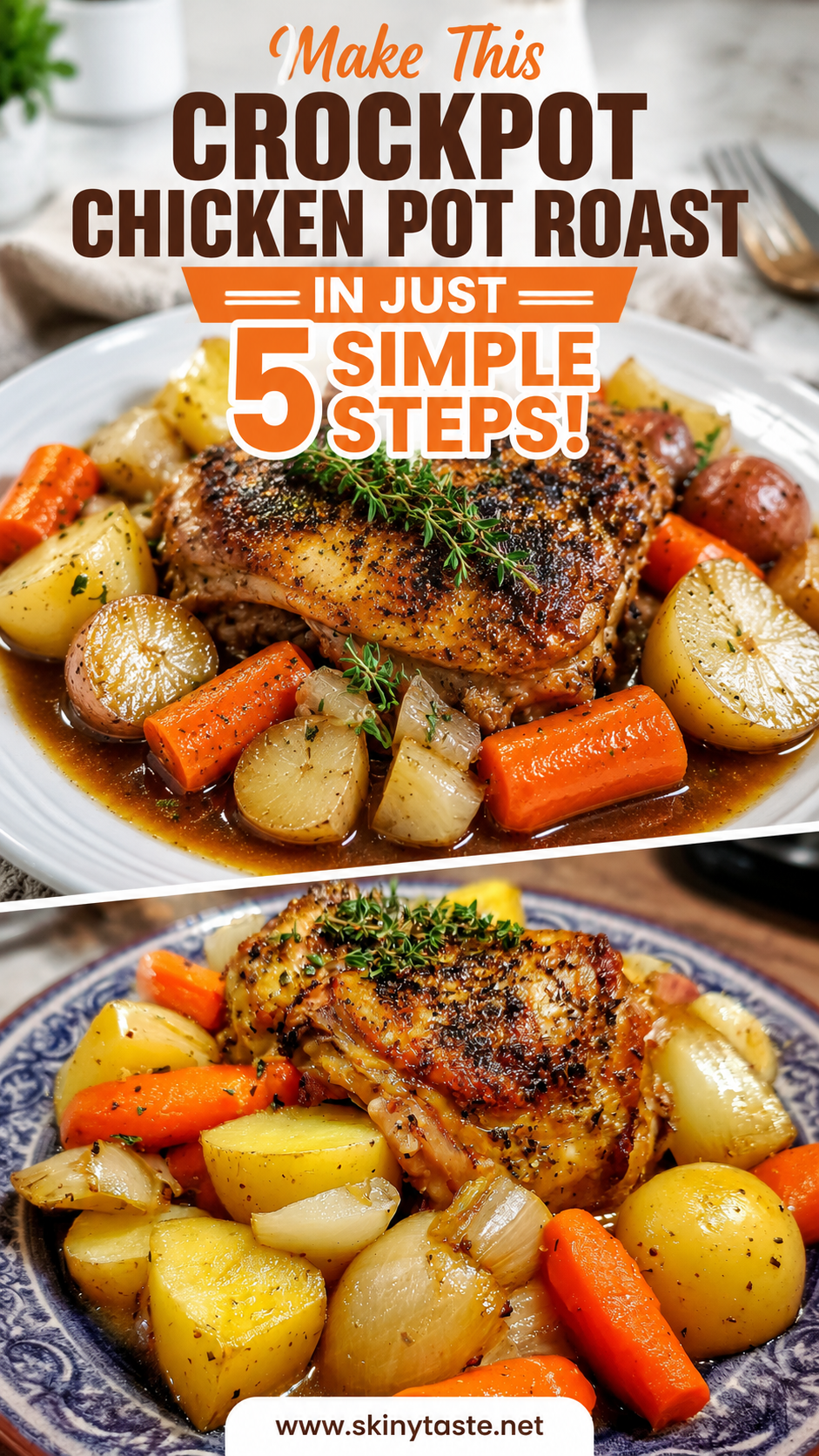 Crockpot Chicken Pot Roast offers easy comfort with tender veggies 11 Crockpot Chicken Pot Roast