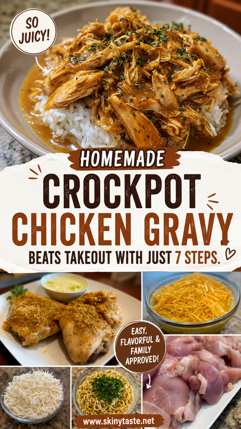 Crockpot Chicken and Gravy Easy 6 Hour Recipe for Busy Families 11 Crockpot Chicken and Gravy