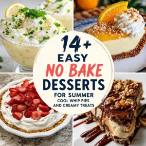 Easy No Bake Desserts for Summe