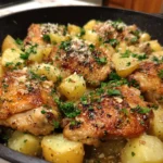 Garlic Parmesan Chicken and Potatoes