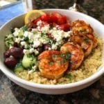 Greek Shrimp Mediterranean Bowl
