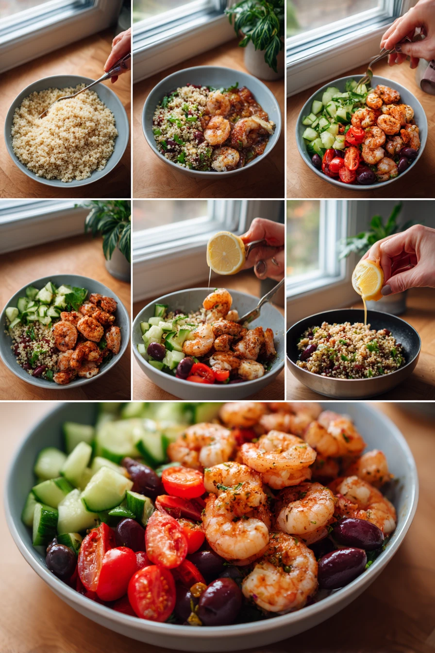 Greek Shrimp Mediterranean Bowl is a Fresh, Flavorful Summer Meal 8 Greek Shrimp Mediterranean Bowl