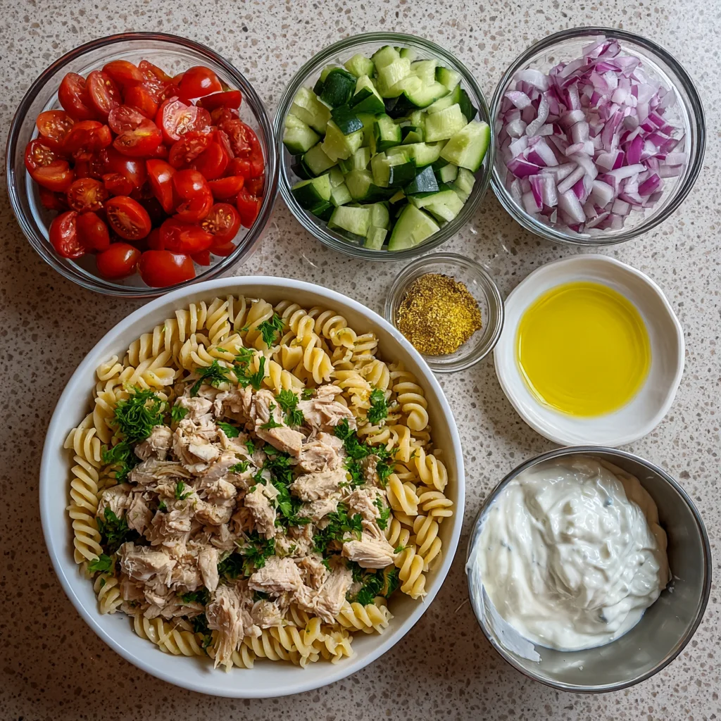 Healthy High Protein Pasta Salad offers easy, fresh lunch in 20 minutes 7 Make This Healthy High Protein Pasta for 5 Happy Family Dinners.