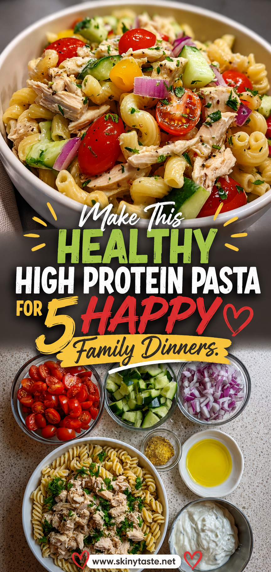 Healthy High Protein Pasta Salad offers easy, fresh lunch in 20 minutes 11 Healthy High Protein Pasta Salad