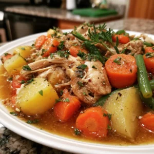 Hearty Slow Cooker Chicken Stew