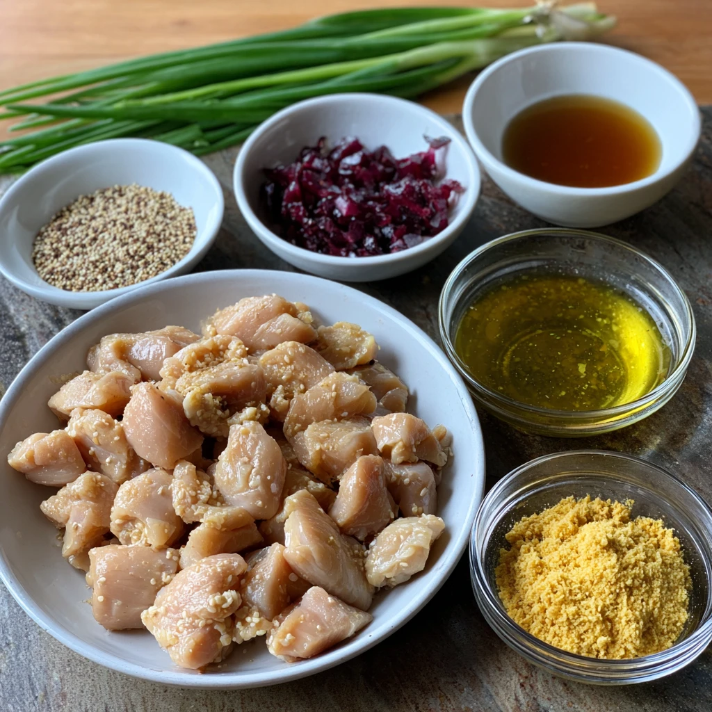 High Protein Sesame Chicken