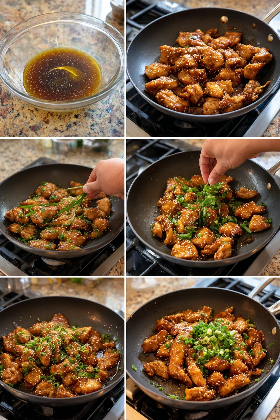 High Protein Sesame Chicken