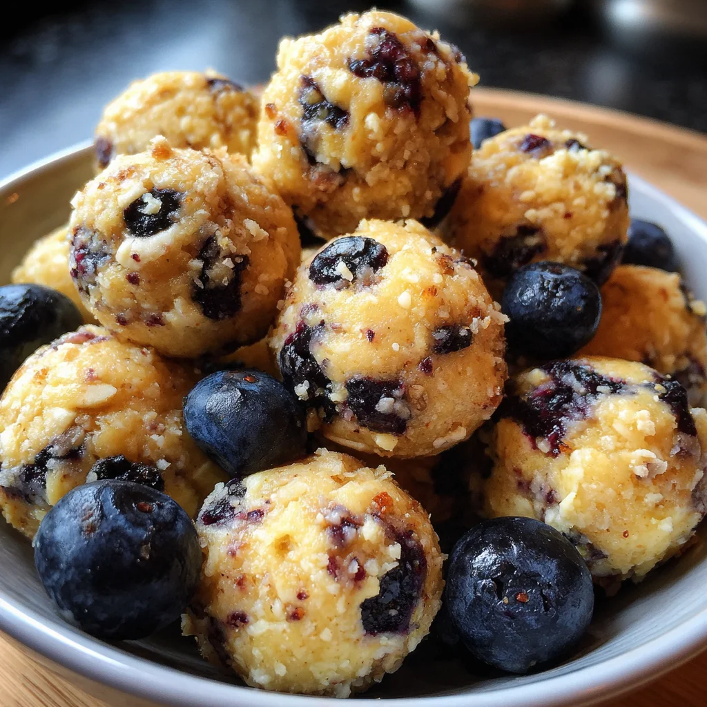 Lemon Blueberry Cottage Cheese Protein Bites are a quick, refreshing snack 9 Lemon Blueberry Cottage Cheese Protein Bites