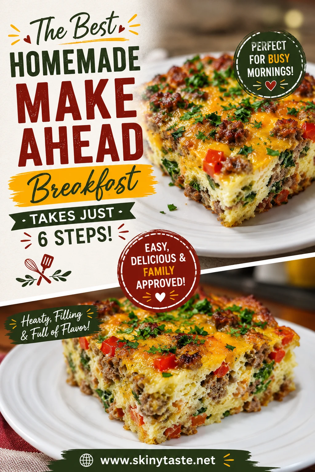 Make Ahead Breakfast Casserole