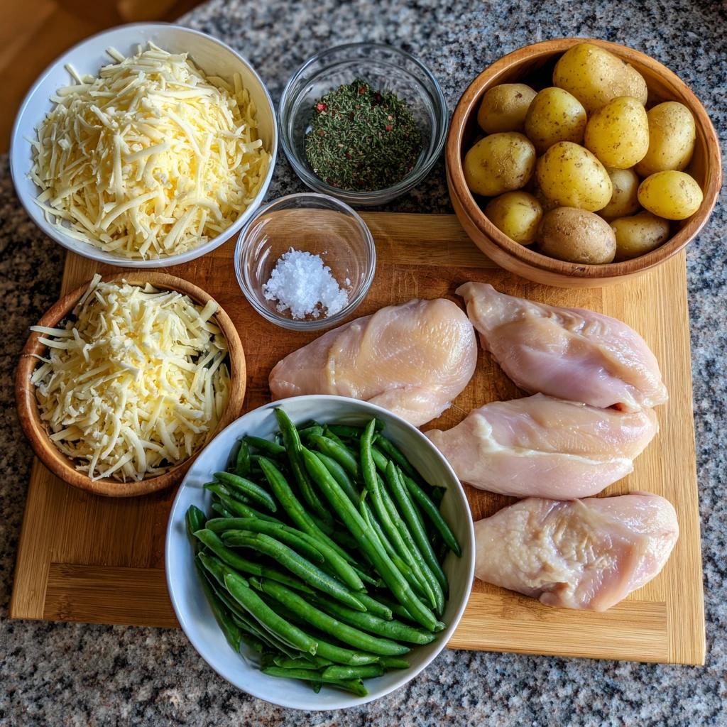 Parmesan Crusted Chicken Sheet Pan Dinner