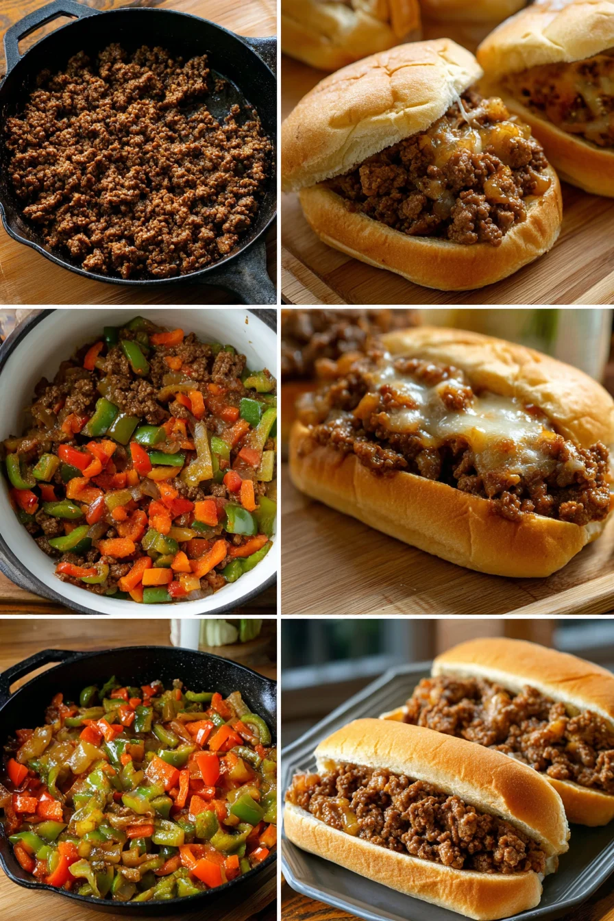 Philly Cheesesteak Sloppy Joes Easy Family Dinner Recipe Everyone Will Love 8 Philly Cheesesteak Sloppy Joes