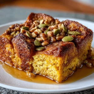 Pumpkin French Toast Casserole
