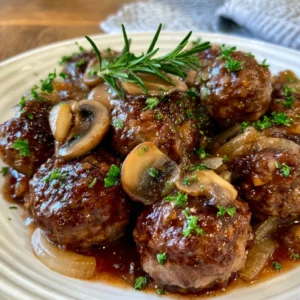 Salisbury Steak Meatballs