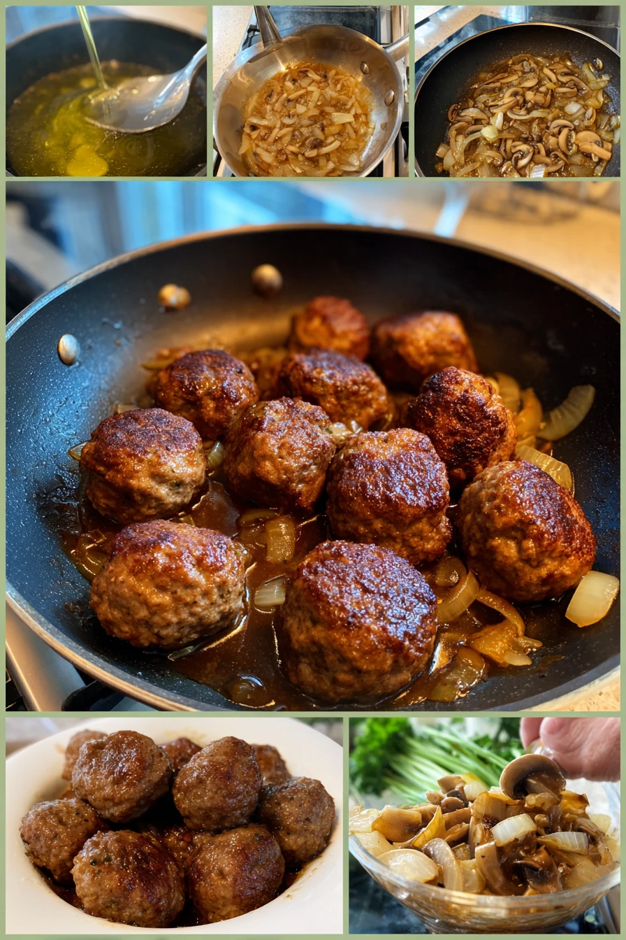Salisbury Steak Meatballs
