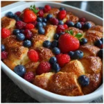 Sweet Croissant Breakfast Casserole