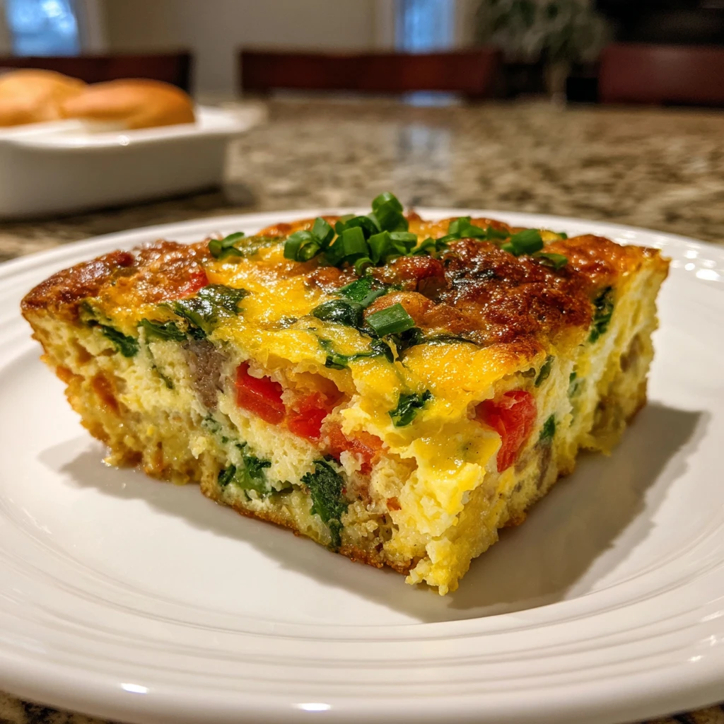Veggie Breakfast Casserole serves a protein-packed brunch for holidays 9 Veggie Breakfast Casserole
