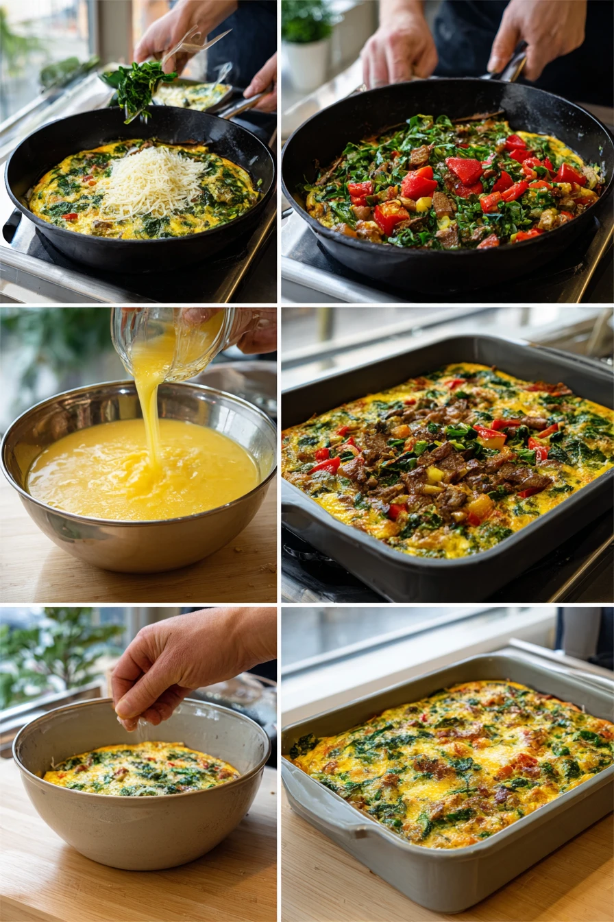 Veggie Breakfast Casserole serves a protein-packed brunch for holidays 8 Veggie Breakfast Casserole