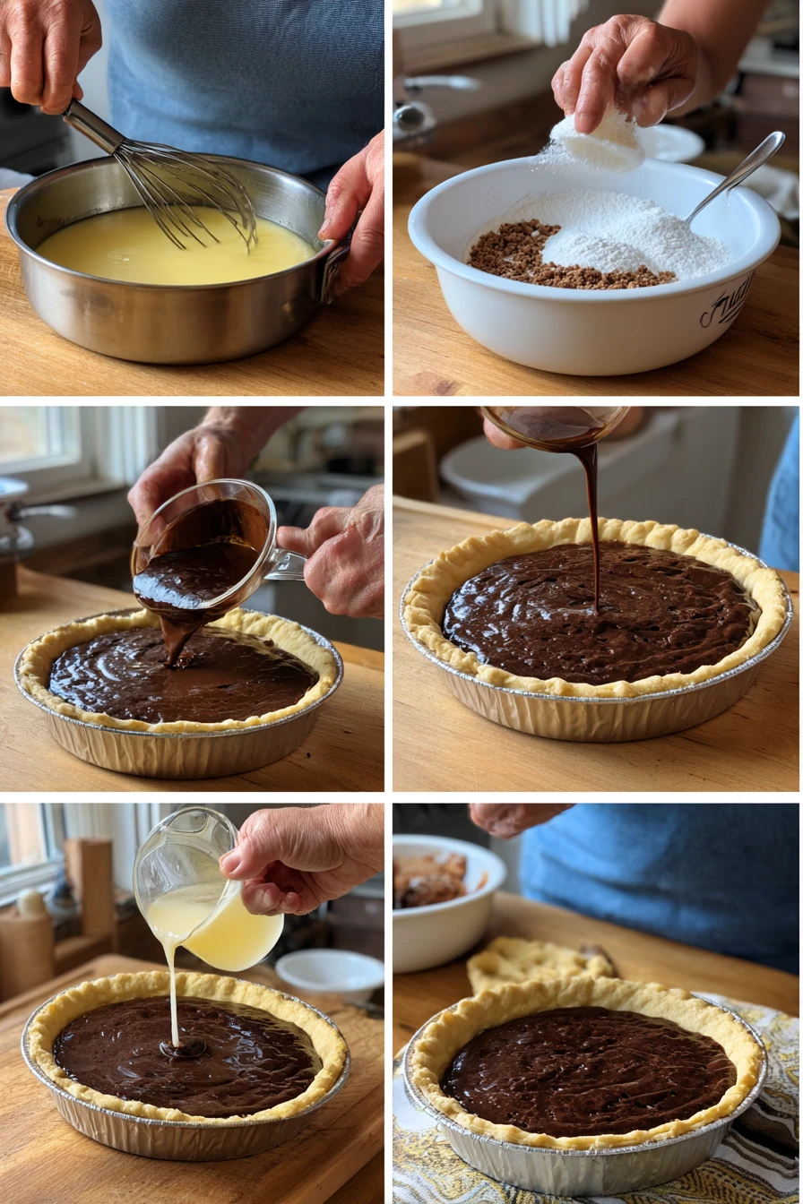 Yoder's Amish Chocolate Pie offers silky chocolate filling in a rich crust 8 Yoder's Amish Chocolate Pie