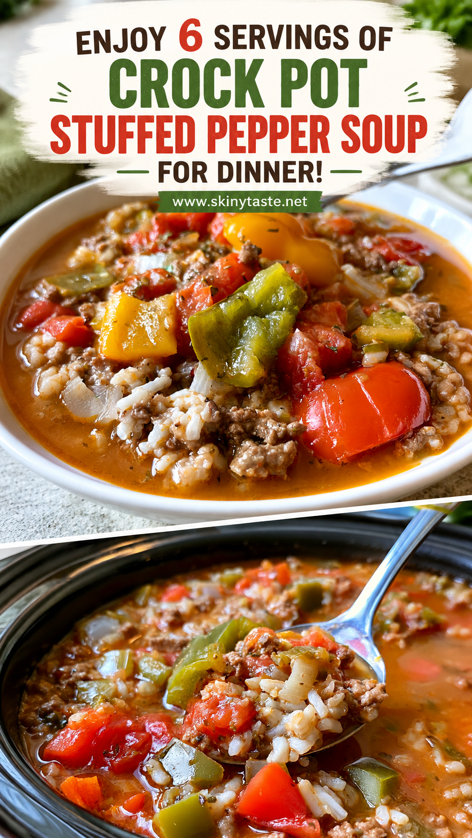 crock pot stuffed pepper soup