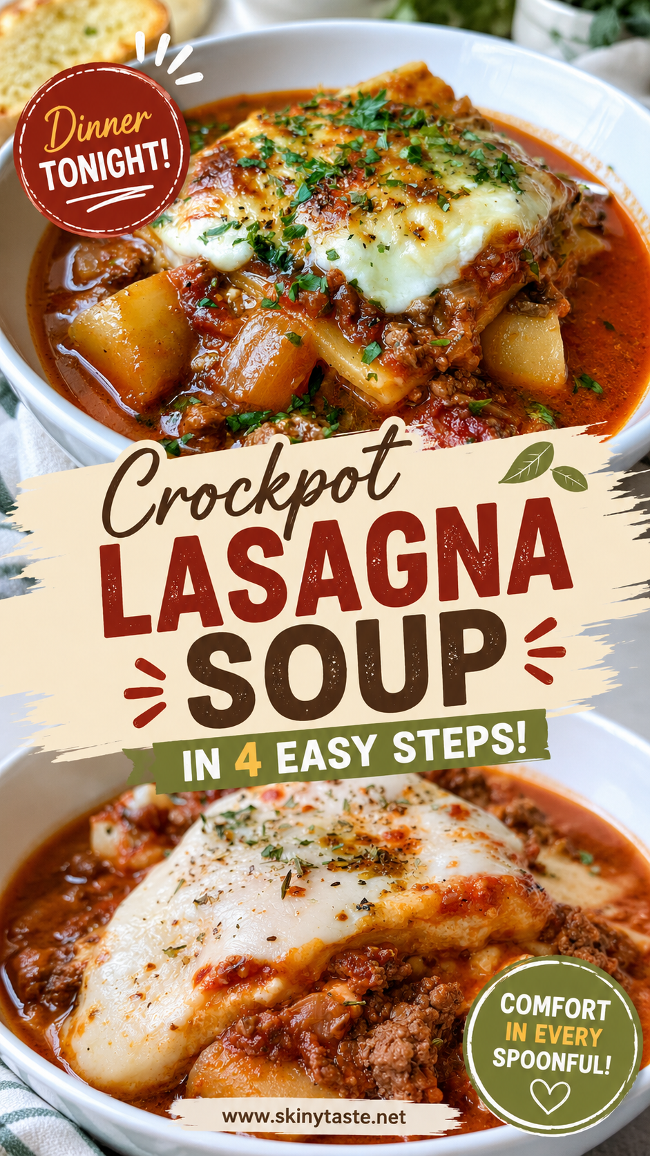 this crockpot lasagna soup offers protein comfort with gluten‑free pasta 11 crockpot lasagna soup