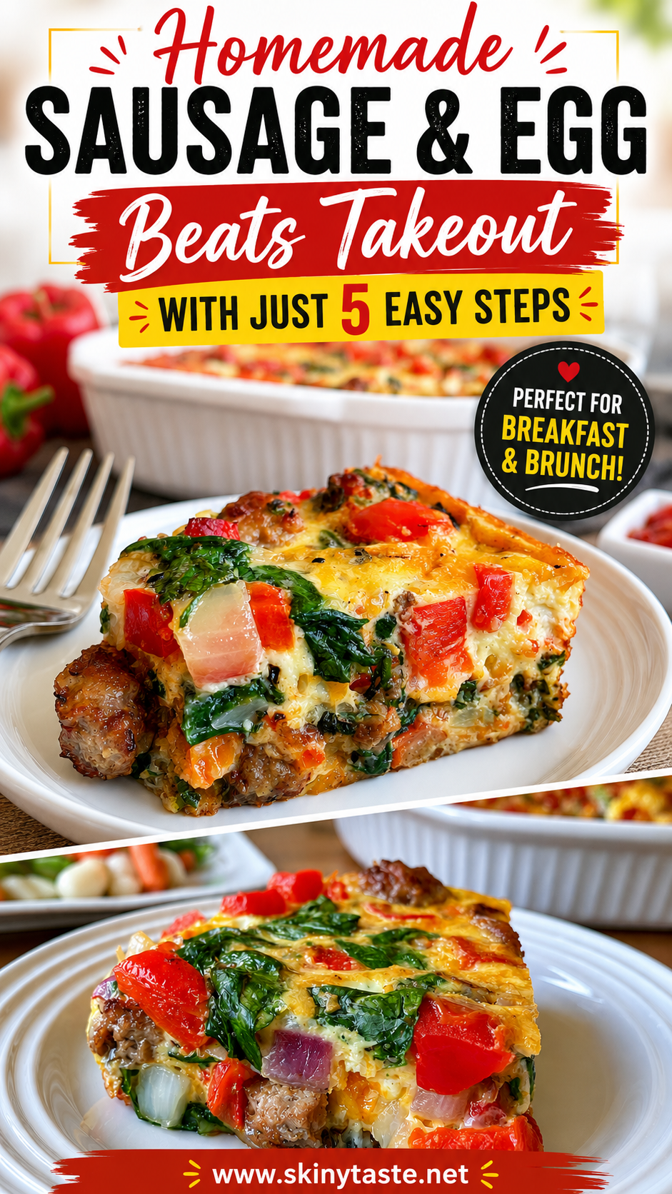 sausage and egg breakfast casserole
