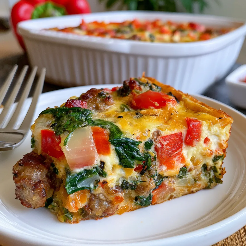 sausage and egg breakfast casserole